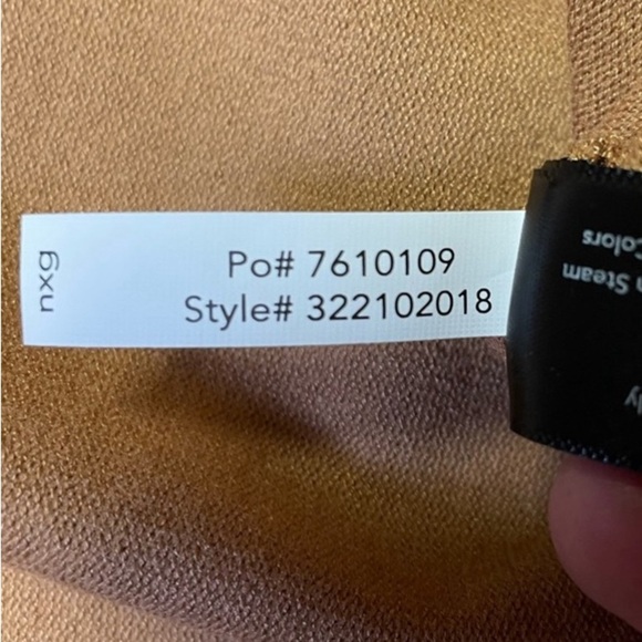 Boston Proper Turtleneck Tunic Sweater Lightweight Women’s Medium Tan Camel - Picture 10 of 12